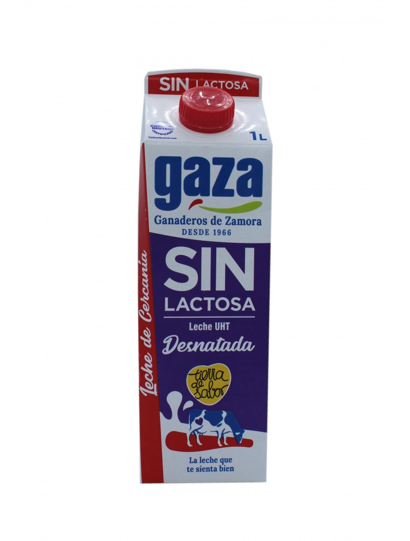 Leche Desnatada Sin Lactosa 1L (x6) - Tienda OnLine GAZA
